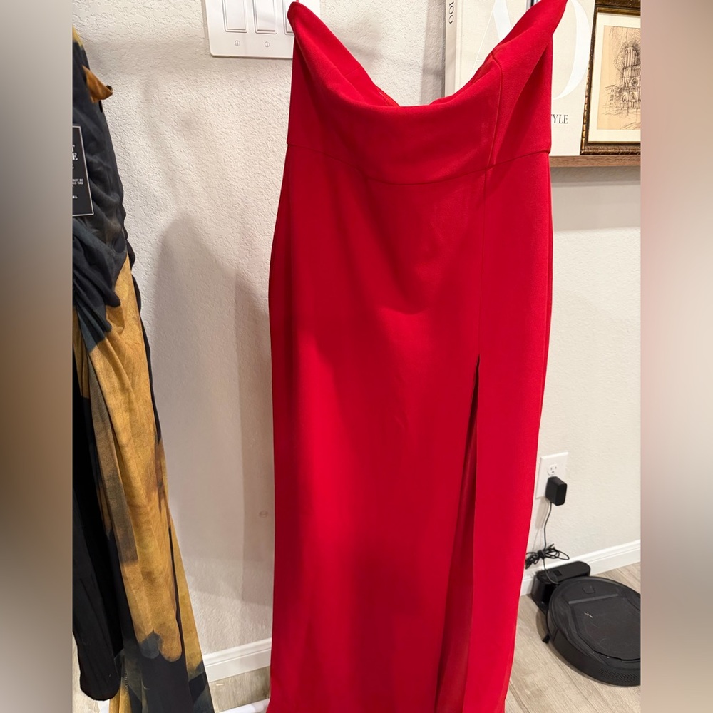Meshki Vibrant Red Maxi Skirt